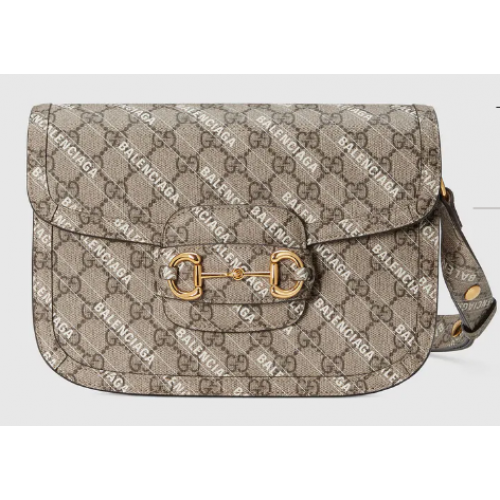 Gucci The Hacker Project kleine Gucci Horsebit 1955 Tasche 602204 Beige