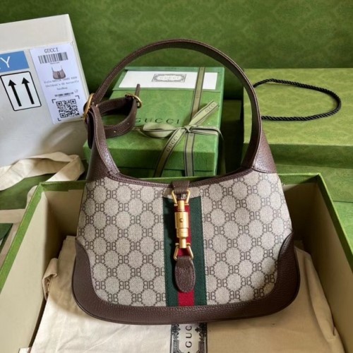 Gucci The Hacker Project kleine Jackie 1961 Tasche 636706 Braun