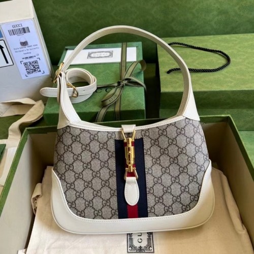 Gucci The Hacker Project kleine Jackie 1961 Tasche 636706 weiß