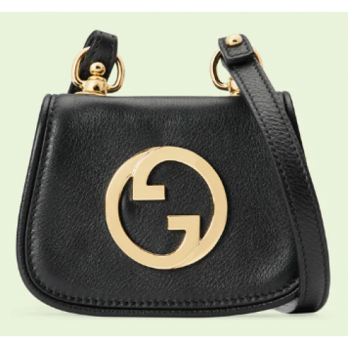 Gucci Mini Blondie Kartenetui Geldbörse 698635 schwarz