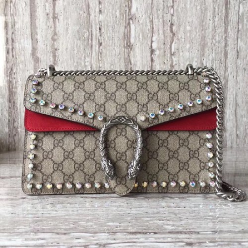 Gucci Dionysus Small GG Umhängetasche 400249 Rot