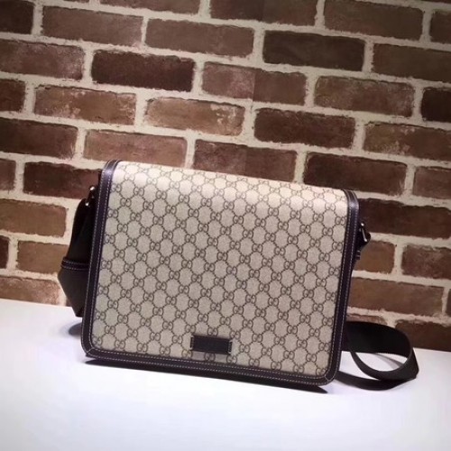 Gucci Original GG Canvas Umhängetasche 475432 Braun