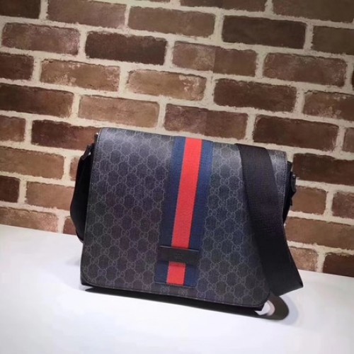 Gucci GG Supreme Umhängetasche 475432 Schwarz