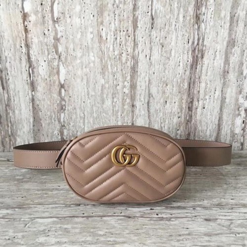Gucci GG Marmont Ledergürteltasche 476434 Apricot