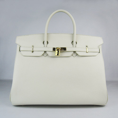 Hermes Birkin 40CM Togo Tasche Beige 6099 Gold