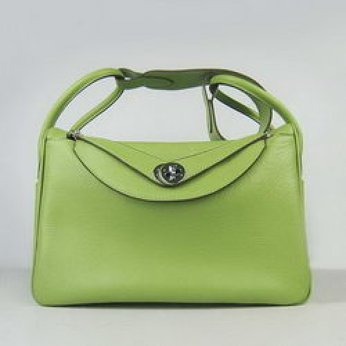 Hermes Lindy 34CM Umhängetasche Grün