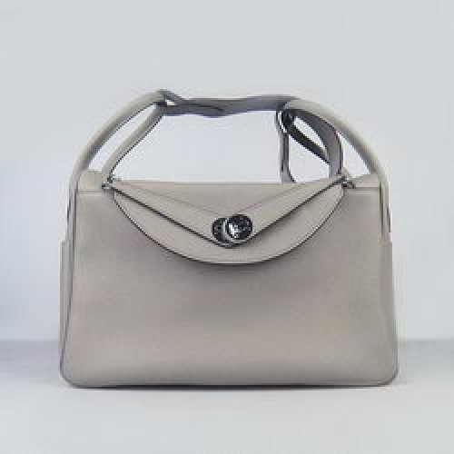 Hermes Lindy 34CM Umhängetasche Grau