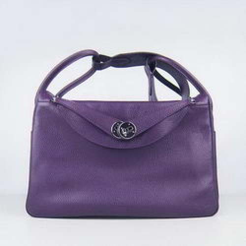 Hermes Lindy 34CM Umhängetasche Lila
