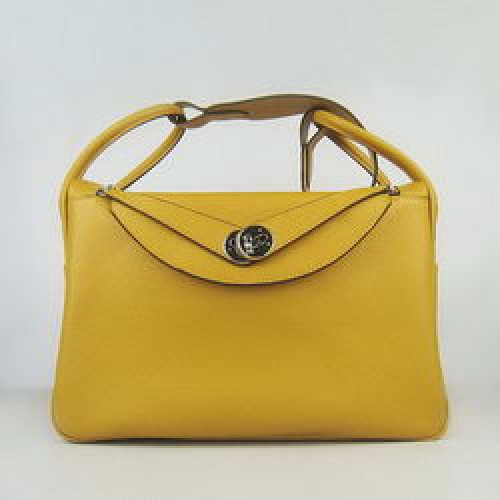 Hermes Lindy 34CM Umhängetasche Gelb