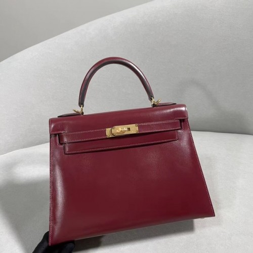 Hermes BOX Leder KL28 Burgund