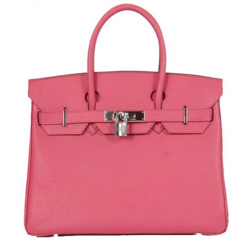 Hermes Birkin 30CM Tragetaschen Glattes Togo-Leder Pfirsich