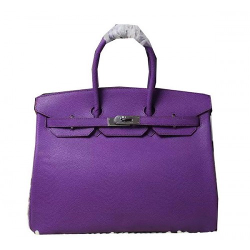 Hermes Birkin 35CM 30CM Tragetasche Eidechsenleder H35H30 Violett