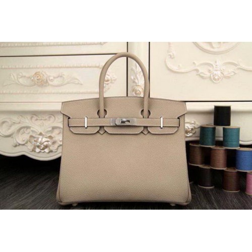 Hermes Birkin 35CM 30CM Tragetasche Original Leder HB35O Grau