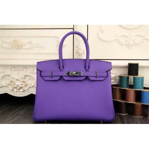 Hermes Birkin 35CM 30CM Tragetasche Original Leder HB35O Lavendel