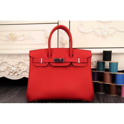 Hermes Birkin 35CM 30CM Tragetasche Original Leder HB35O Rot