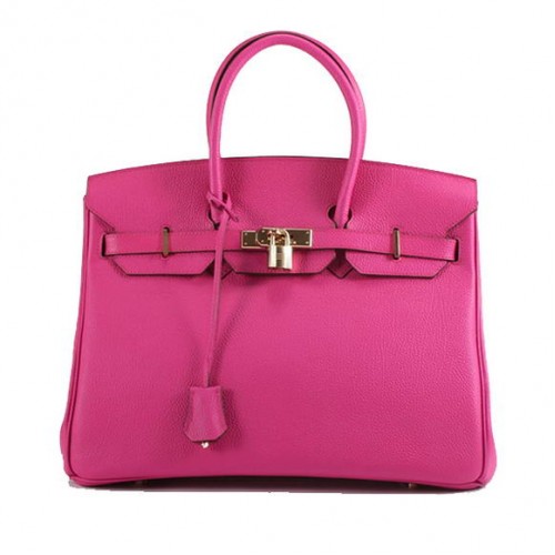 Hermes Birkin 35CM Glattleder Handtasche 6089 Roségold