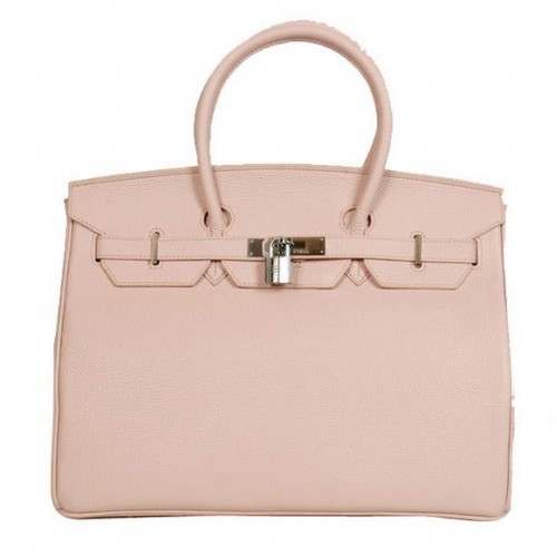hermes birkin 35 cm tragetaschen glatt togo leder rosa silber