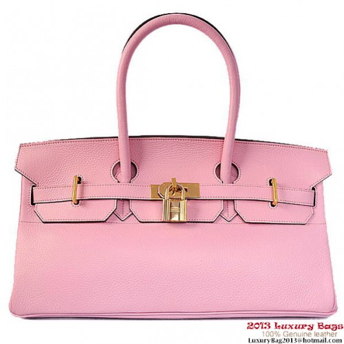 Hermes Birkin 42cm JPG Birkin Togo Ledertasche Rotgold