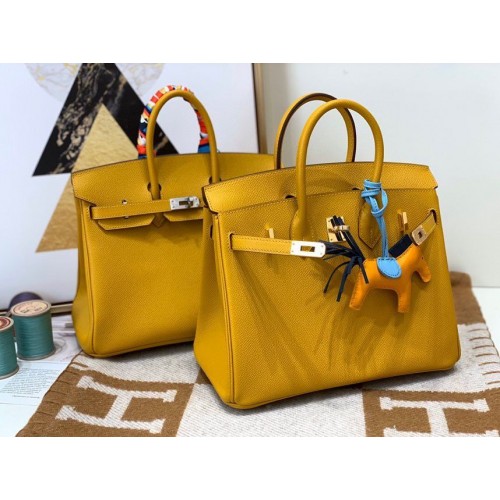Hermes Birkin Bag Original Epsom Leder 30CM 17825 Bernsteingelb