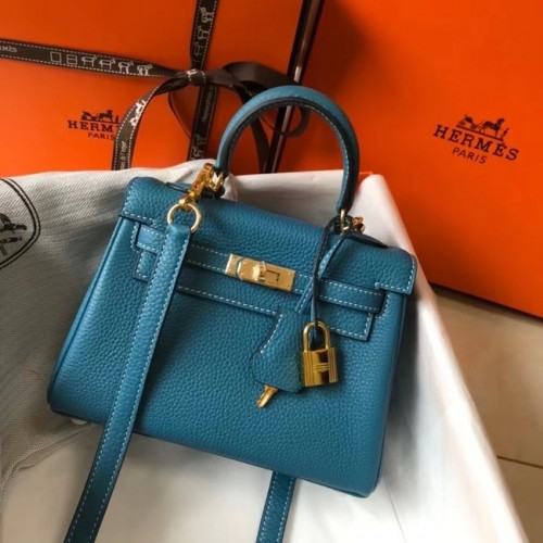 Hermes Birkin Togo Leder 22590 blau