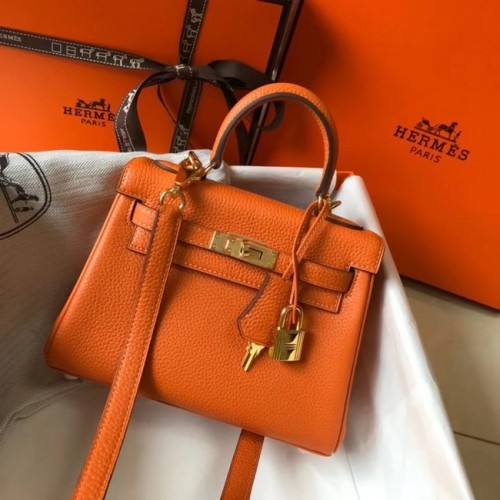 Hermes Birkin Togo Leder 22590 orange