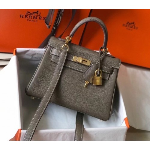 Hermes Birkin Togo Leder 22590 grau