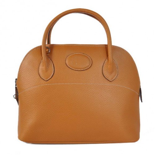 Hermes Bolide 31CM Tragetaschen Clemence H1031 Kamel