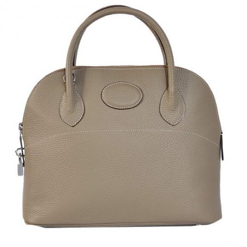 Hermes Bolide 31CM Tragetaschen Clemence H1031 Grau