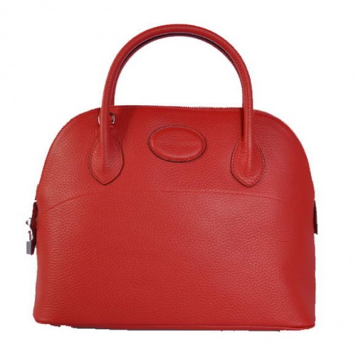 Hermes Bolide 31CM Tragetaschen Clemence H1031 Rot