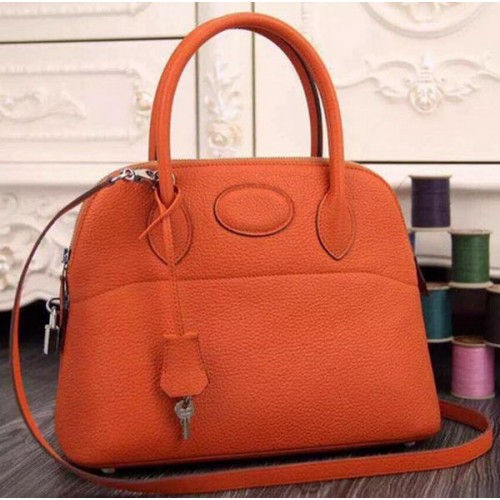 Hermes Bolide 37CM Kalbsleder Tragetasche B1004 Orange