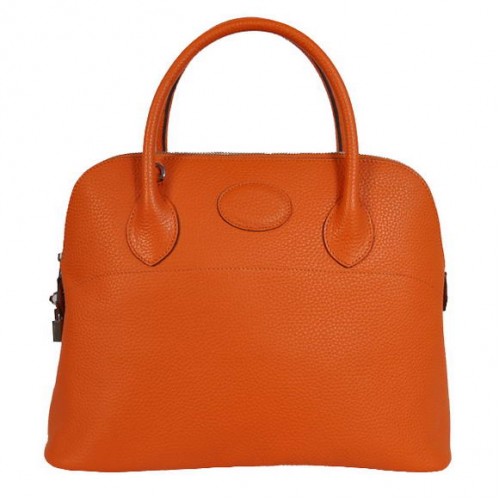 Hermes Bolide 37CM Tragetaschen Clemence H1037 Orange
