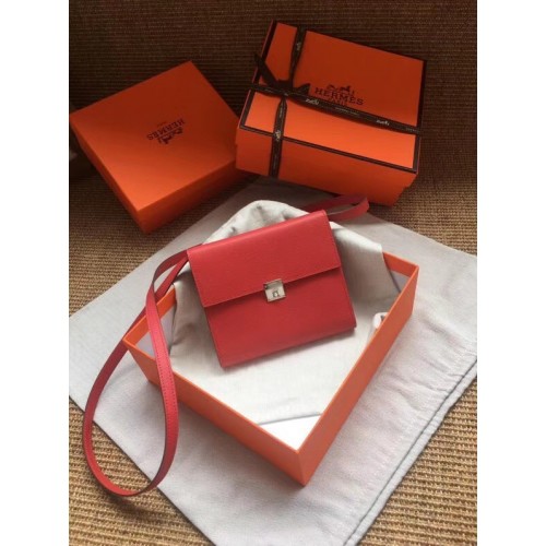 Hermes Clutch Epsom Kalbsleder H0589 rot