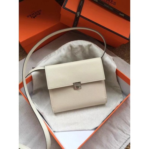 Hermes Clutch Epsom Kalbsleder Umhängetasche H0589 weiß