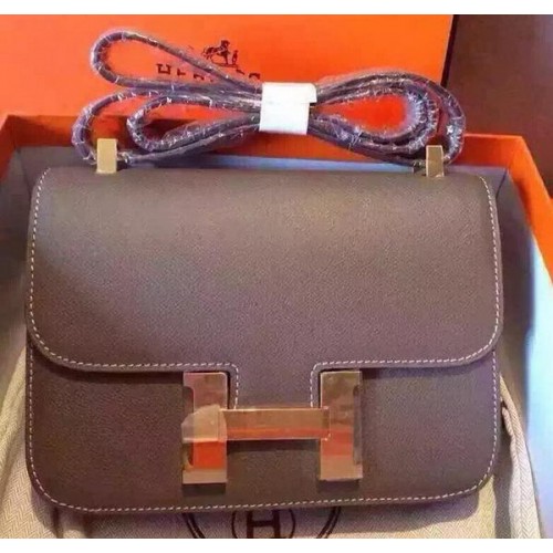 Hermes Constance Bag Kalbsleder H9999 Grau