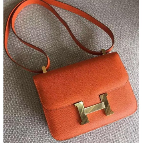 Hermes Constance Tasche Kalbsleder H9999 Orange