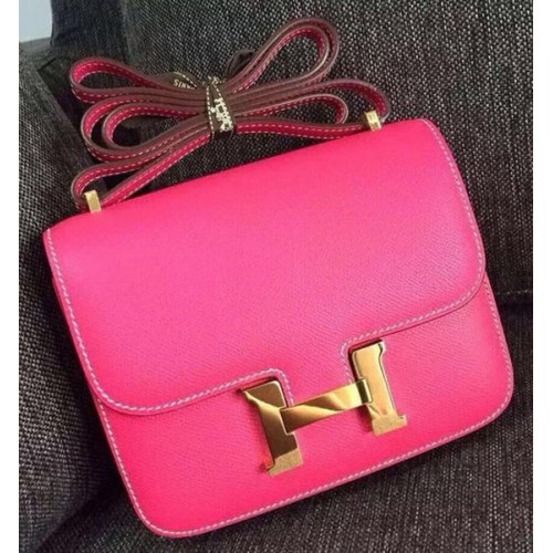 Hermes Constance Tasche Kalbsleder H9999 Rose