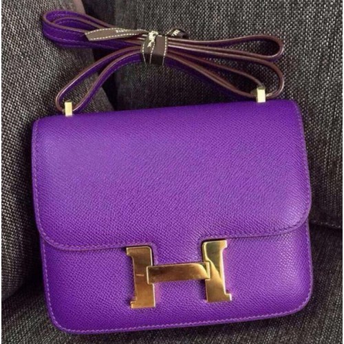 Hermes Constance Bag Kalbsleder H9999 Violett