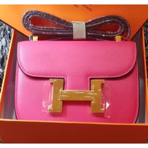 Hermes Constance Tasche Litschileder H9999L Rose
