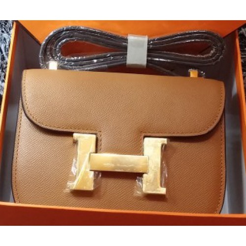 Hermes Constance Tasche Litschileder H9999L Weizen