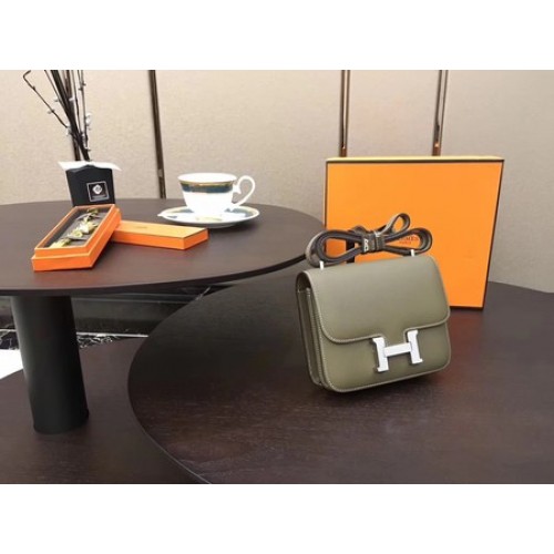 Hermes Constance Tasche Original Kalbsleder H9910 Grau