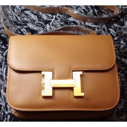 Hermes Constance Bag Glattleder H9998S Weizen