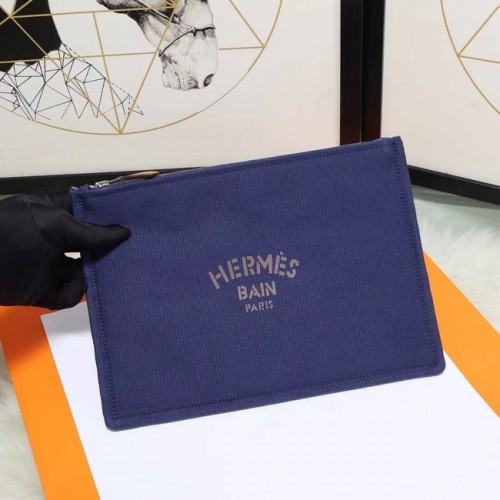 Hermes Kosmetiktasche H3700 Blau