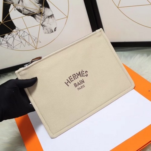 Hermes Kosmetiktasche H3700 Off White