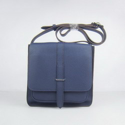 Hermes Deep-Blue Kuriertaschen aus Rindsleder H2811