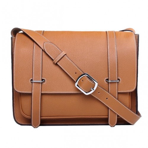 Hermes Etriviere Umhängetasche Togo Leder H1069 Weizen