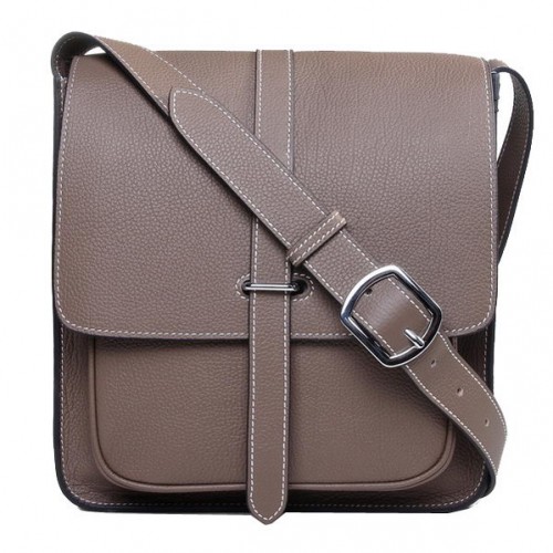 Hermes Etriviere Umhängetasche Kalbsleder H2551 Grau