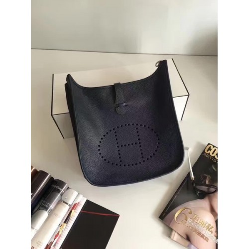 Hermes Evelyne 30cm Umhängetasche E3301 Schwarz