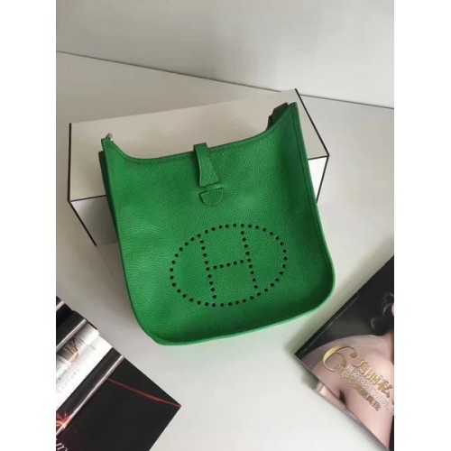 Hermes Evelyne 30cm Umhängetasche E3301 Grün