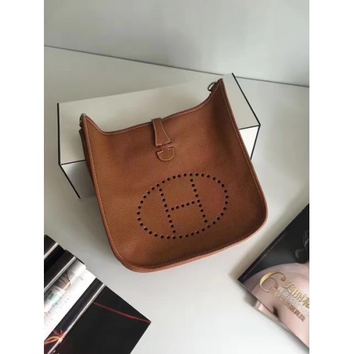 Hermes Evelyne 30cm Umhängetasche E3301 Weizen