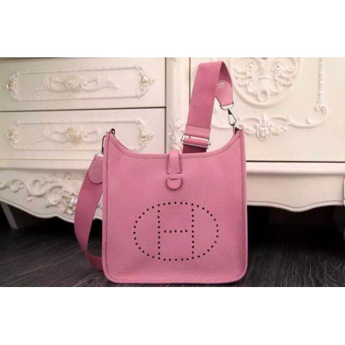 Hermes Evelyne 28cm Original Kalbsleder Umhängetasche H1188 Rosa